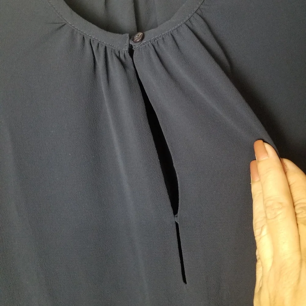 Lucky Brand jewel neck long sleeves top si…